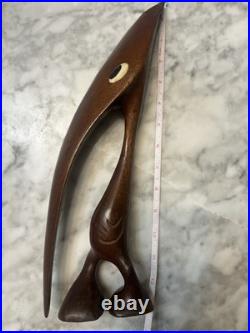 Vintage Abstract Sculptures by Danish Artist Knud Albert. Signed. Pick Up Only