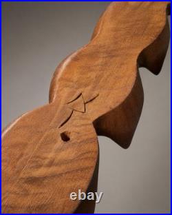 Vintage Art Deco Woman Wooden Sculpture 14x10 Sculptor Karl Hagenauer Style