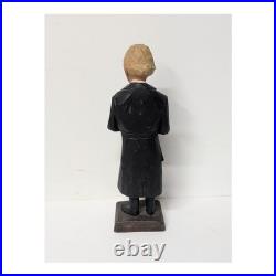 Vintage Carl Olof Trygg Carved Wood Figure The Deacon Mid-Century Folk Art