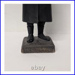 Vintage Carl Olof Trygg Carved Wood Figure The Deacon Mid-Century Folk Art