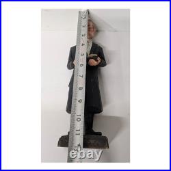 Vintage Carl Olof Trygg Carved Wood Figure The Deacon Mid-Century Folk Art