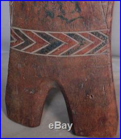 Vintage Carve Wood Shield Philippine Hawaii Polynesia Oceanic Artifact Sculpture