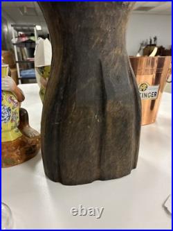 Vintage Carved Wood Torso Mcm 18 Tall