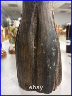 Vintage Carved Wood Torso Mcm 18 Tall