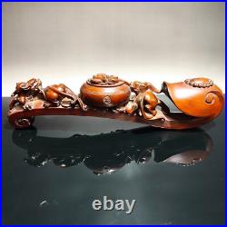 Vintage Carved Wooden Home Decor Dragon Wood Carving Sculpture Room Statue Ruyi Vintage Carved Wooden Home Decor Dragon Wood Carving Sculpture Room Statue Ruyi