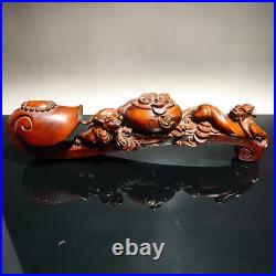 Vintage Carved Wooden Home Decor Dragon Wood Carving Sculpture Room Statue Ruyi Vintage Carved Wooden Home Decor Dragon Wood Carving Sculpture Room Statue Ruyi