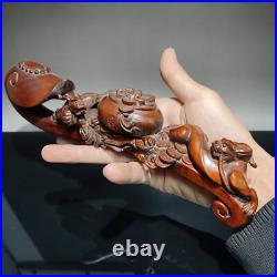 Vintage Carved Wooden Home Decor Dragon Wood Carving Sculpture Room Statue Ruyi Vintage Carved Wooden Home Decor Dragon Wood Carving Sculpture Room Statue Ruyi