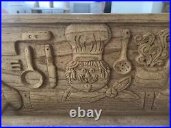Vintage Evelyn Ackerman Wood Carving Era Industries Mid Century Modern