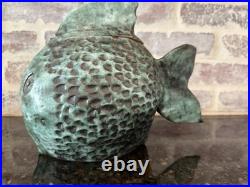 Vintage Florida Primitive Art Handmade Sculpture Folk Art Fish 1980's Rare