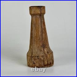 Vintage Folk Art Hand Carved Towering Abstract Wood Sculpture Vintage Folk Art Hand Carved Towering Abstract Wood Sculpture