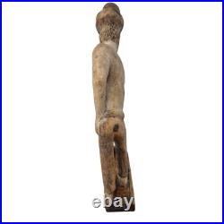 Vintage Folk Art Wood Carving Statue Sculpture African Farmers Haitian Haiti Vintage Folk Art Wood Carving Statue Sculpture African Farmers Haitian Haiti
