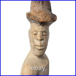 Vintage Folk Art Wood Carving Statue Sculpture African Farmers Haitian Haiti Vintage Folk Art Wood Carving Statue Sculpture African Farmers Haitian Haiti