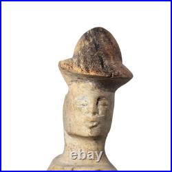 Vintage Folk Art Wood Carving Statue Sculpture African Farmers Haitian Haiti Vintage Folk Art Wood Carving Statue Sculpture African Farmers Haitian Haiti
