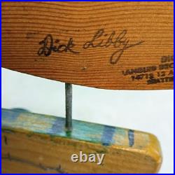 Vintage Folk Art Wood Sculpture Fish by Dick Libby Dickinson's Weathervane 683