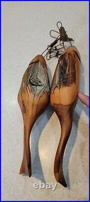 Vintage Hand Carved Driftwood Fish Wall Hanging Sculpture Folk Art RBrandt 96