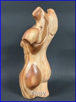 Vintage Hand Carved Male Nude Torso Body Sculpture, Home Decor Vintage Hand Carved Male Nude Torso Body Sculpture, Home Decor