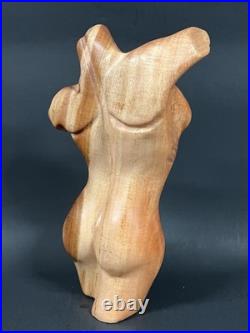 Vintage Hand Carved Male Nude Torso Body Sculpture, Home Decor Vintage Hand Carved Male Nude Torso Body Sculpture, Home Decor