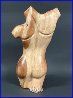 Vintage Hand Carved Male Nude Torso Body Sculpture, Home Decor Vintage Hand Carved Male Nude Torso Body Sculpture, Home Decor