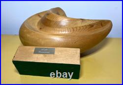 Vintage Handcrafted Abstract Contemporary Wooden Sculpture Large
