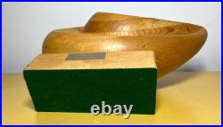 Vintage Handcrafted Abstract Contemporary Wooden Sculpture Large