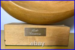 Vintage Handcrafted Abstract Contemporary Wooden Sculpture Large