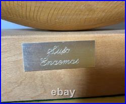 Vintage Handcrafted Abstract Contemporary Wooden Sculpture Large