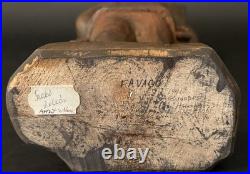 Vintage Hungarian Zoltan Szabo Hand Carved Wood Folk Art Man with Ax & Saw 16