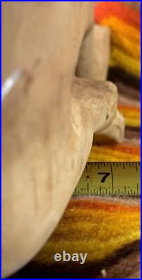 Vintage Jamaican Erotic Wood Sculpture 1970s Handmade Folk Art