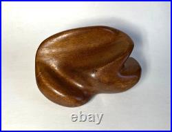Vintage James Prestini Style Handcrafted Wood Sculpture Contemporary Art