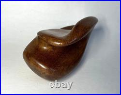 Vintage James Prestini Style Handcrafted Wood Sculpture Contemporary Art