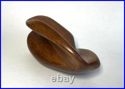 Vintage James Prestini Style Handcrafted Wood Sculpture Contemporary Art