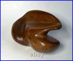 Vintage James Prestini Style Handcrafted Wood Sculpture Contemporary Art
