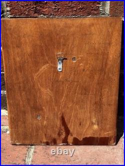 Vintage Juan (J) Ramirez Wood Carved Tribal Sculpture Man& Frame Bolivia, Signed