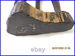 Vintage Large Makonde Shetani African Wood Carving 19.5