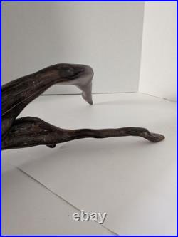 Vintage Natural Driftwood Sculpture Abstract Organic Wood Art Rustic Decor Displ Vintage Natural Driftwood Sculpture Abstract Organic Wood Art Rustic Decor Displ