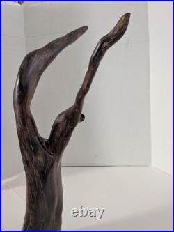 Vintage Natural Driftwood Sculpture Abstract Organic Wood Art Rustic Decor Displ Vintage Natural Driftwood Sculpture Abstract Organic Wood Art Rustic Decor Displ