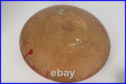 Vintage Orange Wooden Rusty Crusty Assemblage Folk Art Wall Art Signed Reed 00