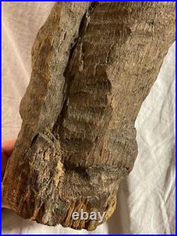 Vintage Original Folk Art Carved Wooden Abstract Sculpture Vintage Original Folk Art Carved Wooden Abstract Sculpture