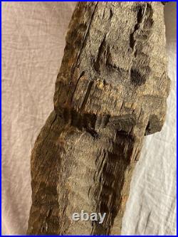 Vintage Original Folk Art Carved Wooden Abstract Sculpture Vintage Original Folk Art Carved Wooden Abstract Sculpture