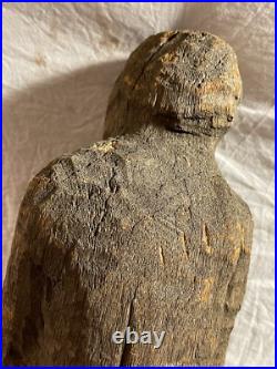 Vintage Original Folk Art Carved Wooden Abstract Sculpture Vintage Original Folk Art Carved Wooden Abstract Sculpture