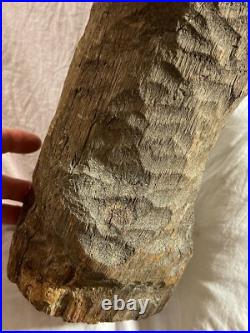 Vintage Original Folk Art Carved Wooden Abstract Sculpture Vintage Original Folk Art Carved Wooden Abstract Sculpture