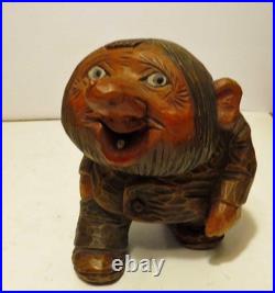 Vintage Otto Sveen Hand Carved Norwegian Wood Troll Mid-century Folk Art 6
