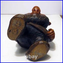 Vintage Otto Sveen Hand Carved Norwegian Wood Troll Mid-century Folk Art 6