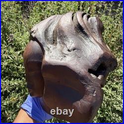 Vintage Raw Carved Wood Lady Figure sculpture Beautiful READ DESC