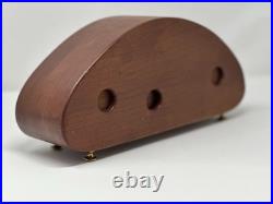 Vintage Wood Carved MCM Sculpture Wave Tsunami Modernist Trinket Jewelry Box