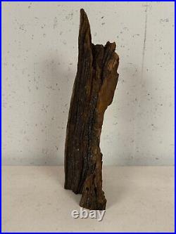 Vintage Wood Carved in Hawaii by Paul of Woman's Face Pemphis