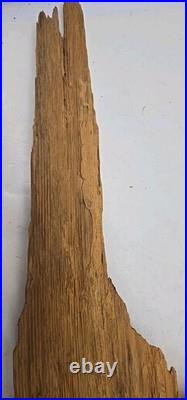 Vintage Wood Carving Figure Old Man Tree Spirit Face SAR folk art 21 (59)