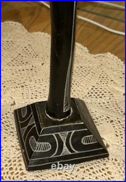 Vintage Wood Carving Sculpture 22 Inches Tall With Some Wear & Aging Unsigned