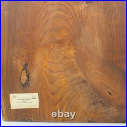 Vintage Wood Carving Sculpture Plaque Folk Art John Vanderstappen Pennsylvania