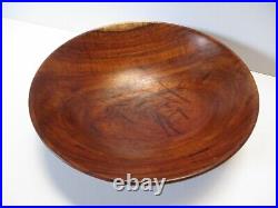 Vintage Wood Carving Sculpture Signed Koa Hawaii 12.5 Inchs By 4 Inches Perreira